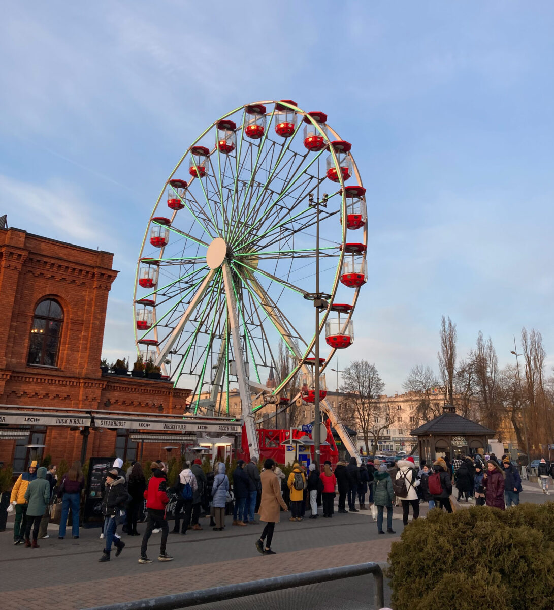 A Ferris Wheel in Lodz, Poland.
