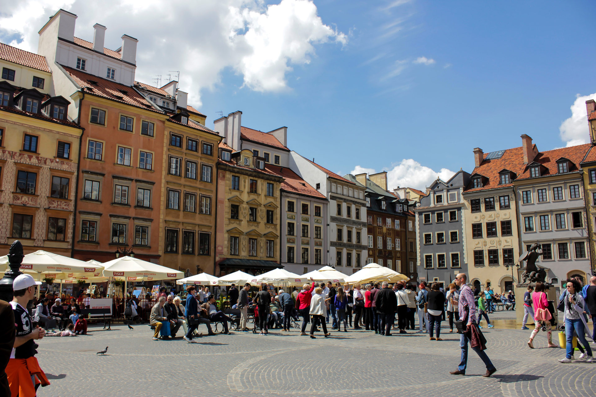 The Old Town or Warsaw, Poland