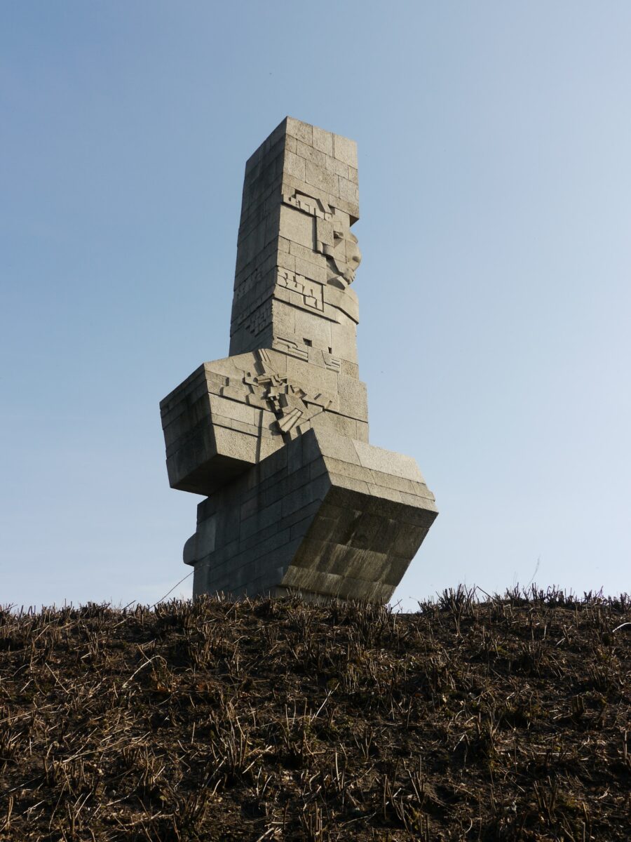 A monument in Westerplatte in Gdansk.