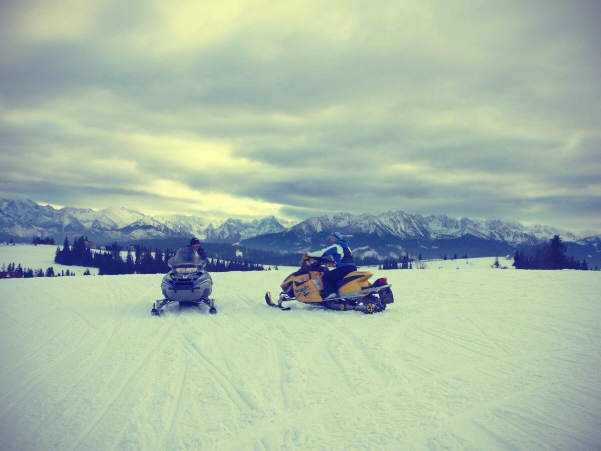 A snowmobile in Zakopane
