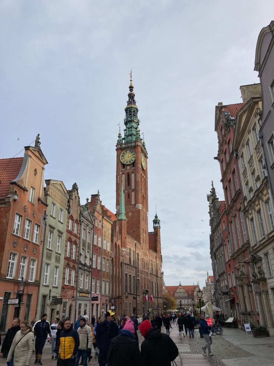 The beautiful old town of Gdansk