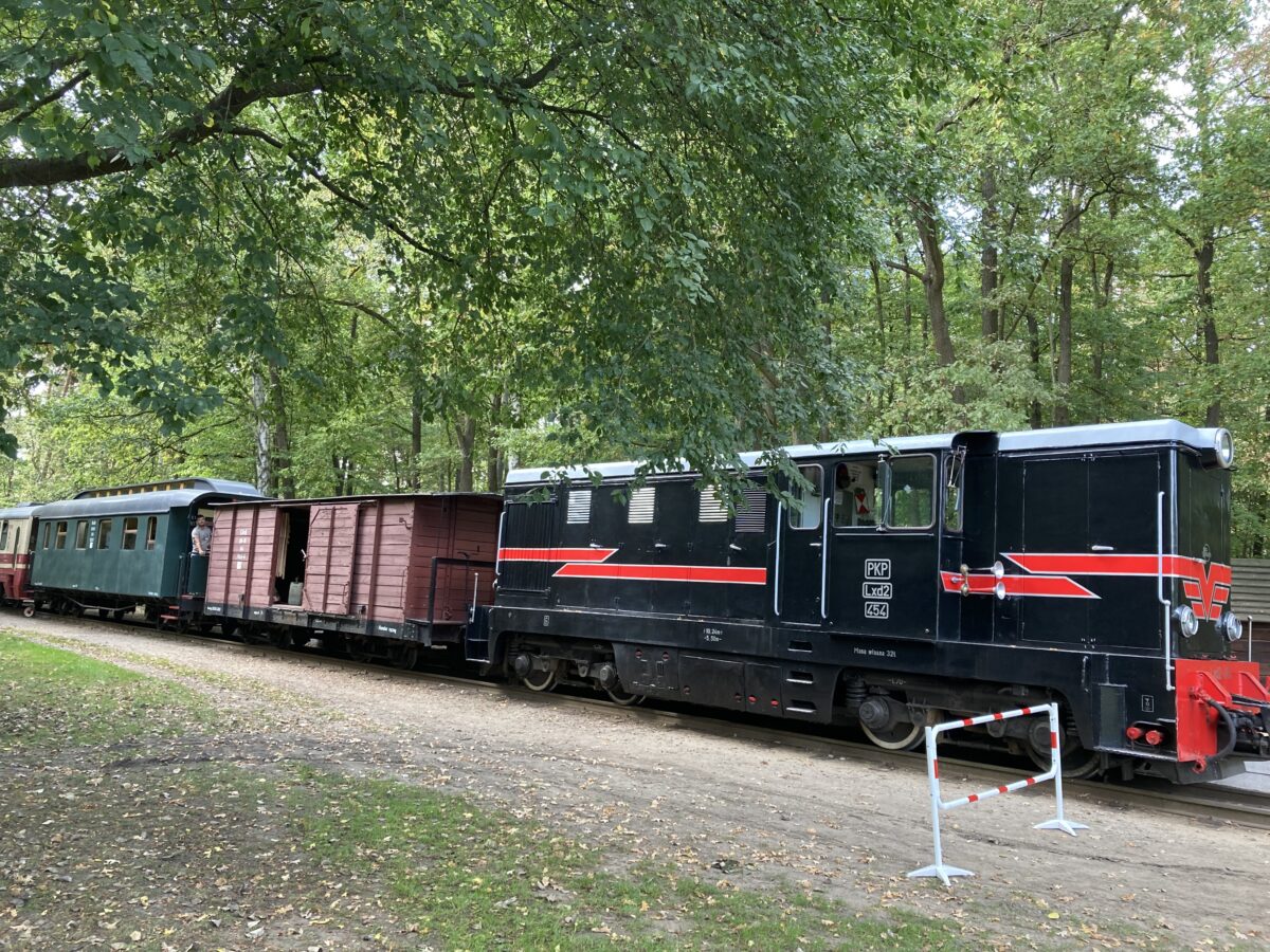 The historic Piaseczno Narrow Gauge Railway will take you on a slow journey through the beautiful Polish countryside.