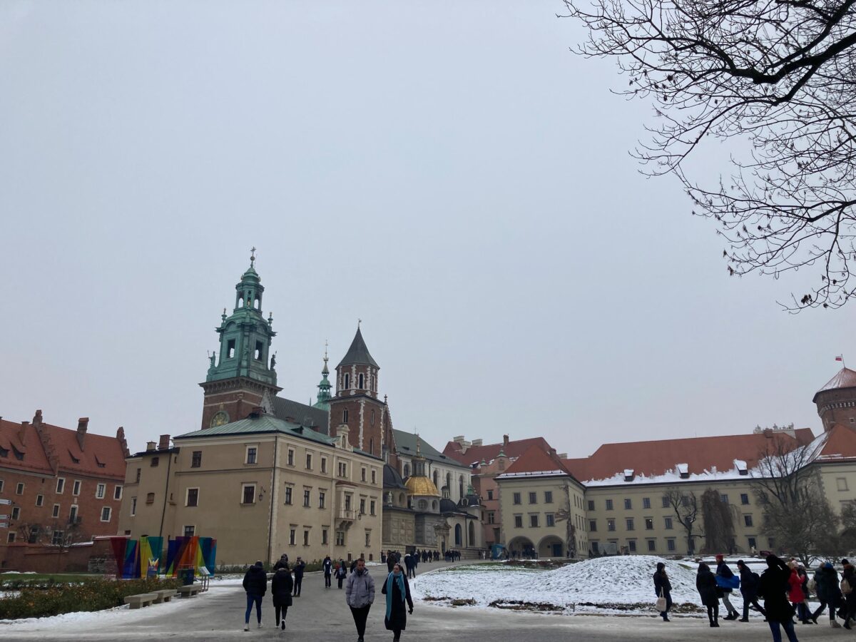 Inside Wawel Castle in Krakow