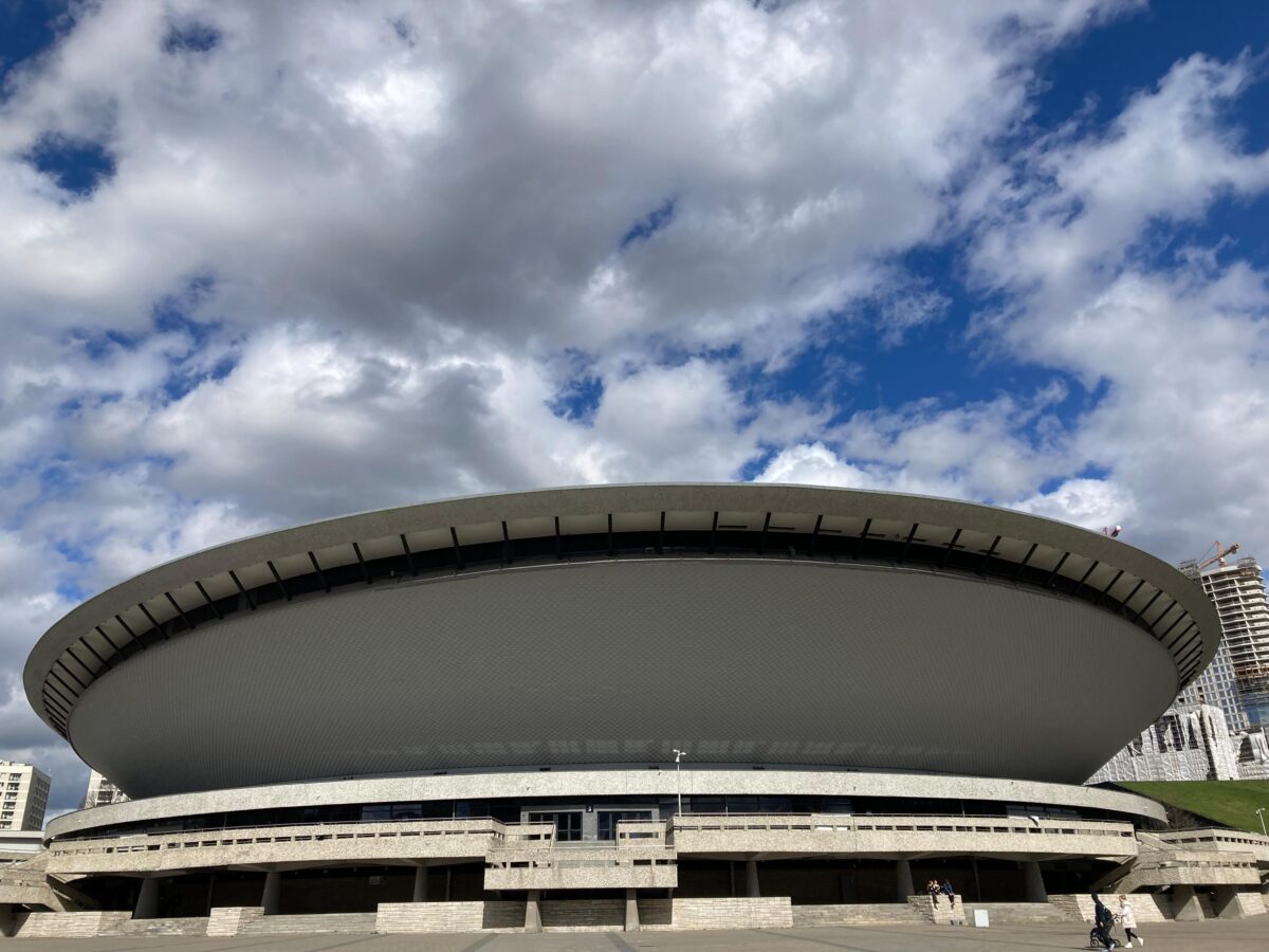 Arena Spodek is a UFO shaped building in Katowice